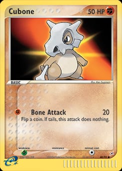 2004 Team Magma vs Team Aqua Cubone #40 card