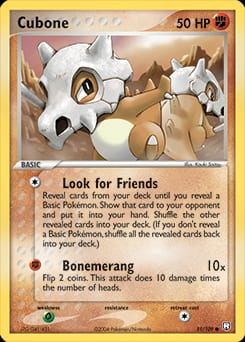 2004 Team Rocket Returns Cubone #51 card