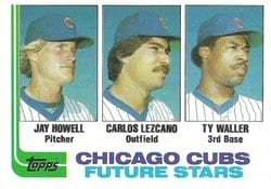 1982 Topps Base Set Cubs Future Stars #51 card