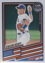 2026 Panini Stars & Stripes Prizm Base Set Cullen Scott #22 card