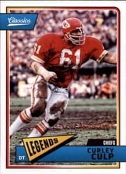 2018 Panini Classics Base Set Curley Culp #139 card