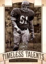 2019 Panini Legacy Timeless Talents Curley Culp #TT-CC card