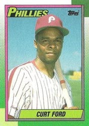 1990 Topps Base Set Curt Ford #39 card