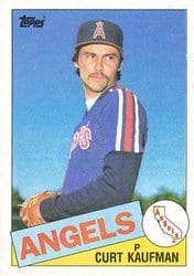 1985 Topps Base Set Curt Kaufman #61 card