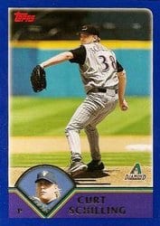 2003 Topps Base Set Curt Schilling #11 card