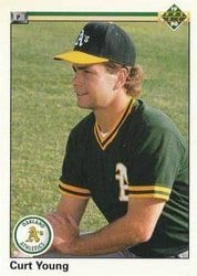 1990 Upper Deck Base Set Curt Young #4 card