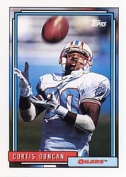 1992 Topps Base Set Curtis Duncan #49 card