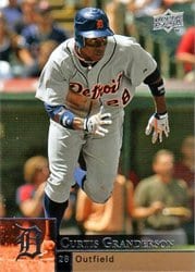 2009 Upper Deck Base Set Curtis Granderson #131 card