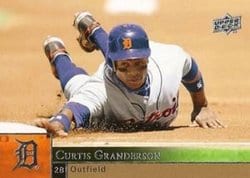 2009 Upper Deck Base Set Curtis Granderson #641 card