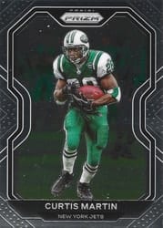 2020 Panini Prizm Base Set Curtis Martin #35 card