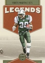 2022 Panini Legacy Base Set Curtis Martin #117 card