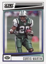 2022 Score Base Set Curtis Martin #299 card