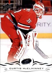 2018-19 Upper Deck Base Set Curtis McElhinney #284 card