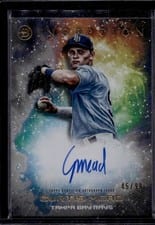 2022 Bowman Inception Primordial Prospects Autographs Curtis Mead #PPA-CMD card