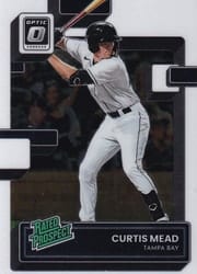 2022 Donruss Optic Rated Prospects Curtis Mead #RP-19 card
