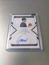 2022 Panini National Treasures Apprentice Ink Curtis Mead #AI-CM card