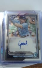 2024 Bowman Chrome Rookie Autographs Curtis Mead #CRA-CM card