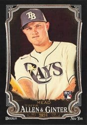 2024 Topps Allen & Ginter X Base Set Curtis Mead #14 card