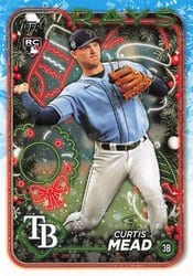2024 Topps Holiday Base Set Curtis Mead #H53 card