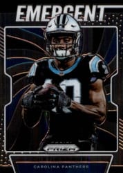 2019 Panini Prizm Emergent Curtis Samuel #13 card