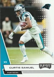 2020 Panini Playoff Base Set Curtis Samuel #141 card