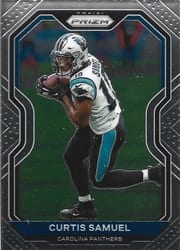 2020 Panini Prizm Base Set Curtis Samuel #235 card