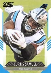 2021 Score Base Set Curtis Samuel #203 card