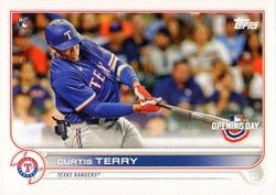 2022 Topps Opening Day Base Set Curtis Terry #20 card