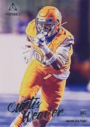 2020 Panini Luminance Base Set Curtis Weaver #136 card