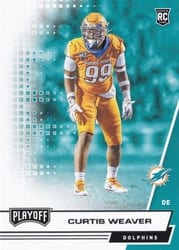 2020 Panini Playoff Base Set Curtis Weaver #295 card