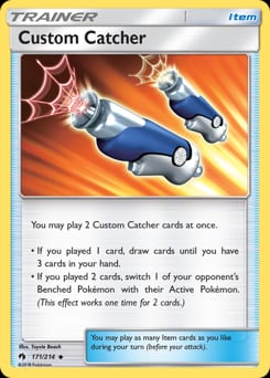 Lost Thunder Custom Catcher #171 card