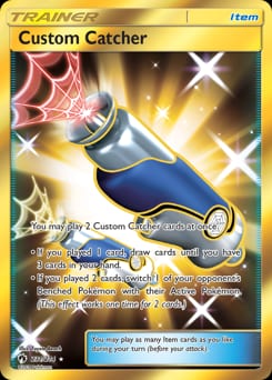 2018 Lost Thunder Custom Catcher #231 card