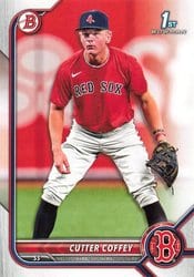 2022 Bowman Draft Base Set Cutter Coffey #BD-200 card
