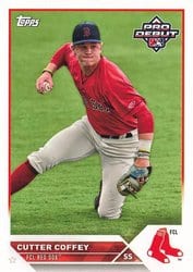 2023 Topps Pro Debut Base Set Cutter Coffey #PD-197 card