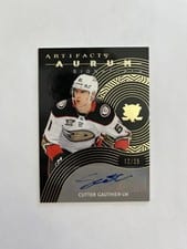 2024-25 Upper Deck Artifacts Aurum Signatures Cutter Gauthier #AS-CG card