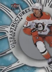 2025-26 Fleer Ultra Ultrastructures Cutter Gauthier #SR 6 of 25 card