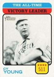 2022 Topps Heritage Base Set Cy Young #472 card