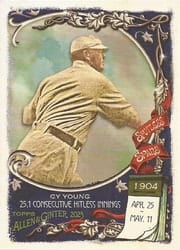 2023 Topps Allen & Ginter Spotless Spans Cy Young #SS-6 card