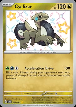 Paldean Fates Cyclizar #195 card