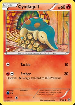 2015 BREAKthrough Cyndaquil #18 card