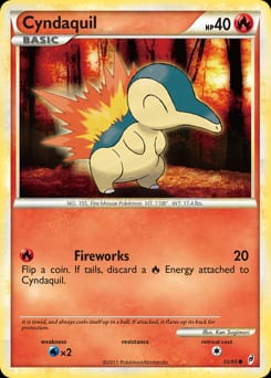 Call of Legends Cyndaquil #55 card