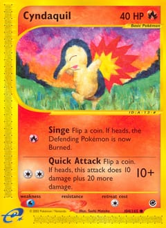 Expedition Base Set Cyndaquil #104 card