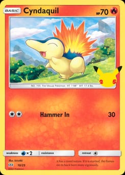 McDonald's Collection 2021 Cyndaquil #10 card