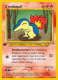 Neo Destiny Cyndaquil #61 card