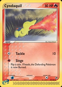 2003 Sandstorm Cyndaquil #59 card