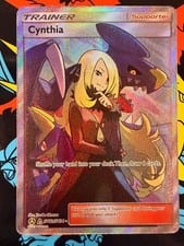 Hidden Fates Shiny Vault Cynthia #SV82 card