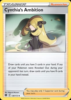 Brilliant Stars Cynthia's Ambition #138 card