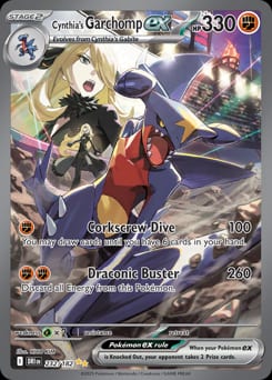 2025 Destined Rivals Cynthia's Garchomp ex #232