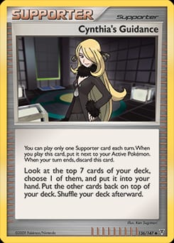 Supreme Victors Cynthia's Guidance #136 card