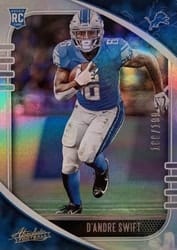 2020 Panini Absolute Base Set D'Andre Swift #124 card